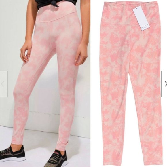 NWT ALL FENIX AUSTRALIA Blush Tie-Dye Leggings and Longline Sports Bra - Picture 4 of 14